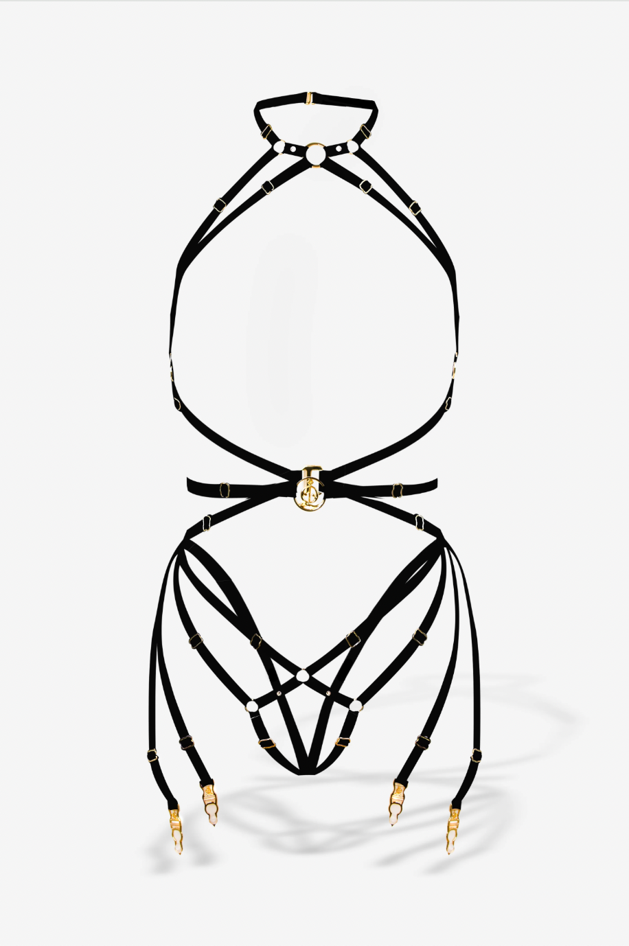 Lisa Body in Black Lingerie by Qrucifix- The Nookie