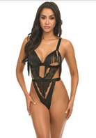 S/M Annika Lace & Fringe Teddy Lingerie by Oh La La Cheri- The Nookie