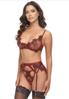 Nina Three-Piece Set Lingerie by Oh La La Cheri- The Nookie