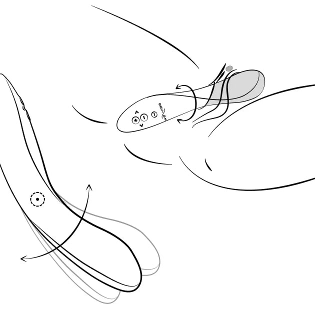 Rave 2 Vibrator by We-Vibe- The Nookie