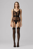 Zest Sheer Corset Lingerie by Murmur- The Nookie