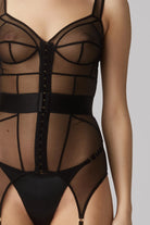 Zest Sheer Corset Lingerie by Murmur- The Nookie