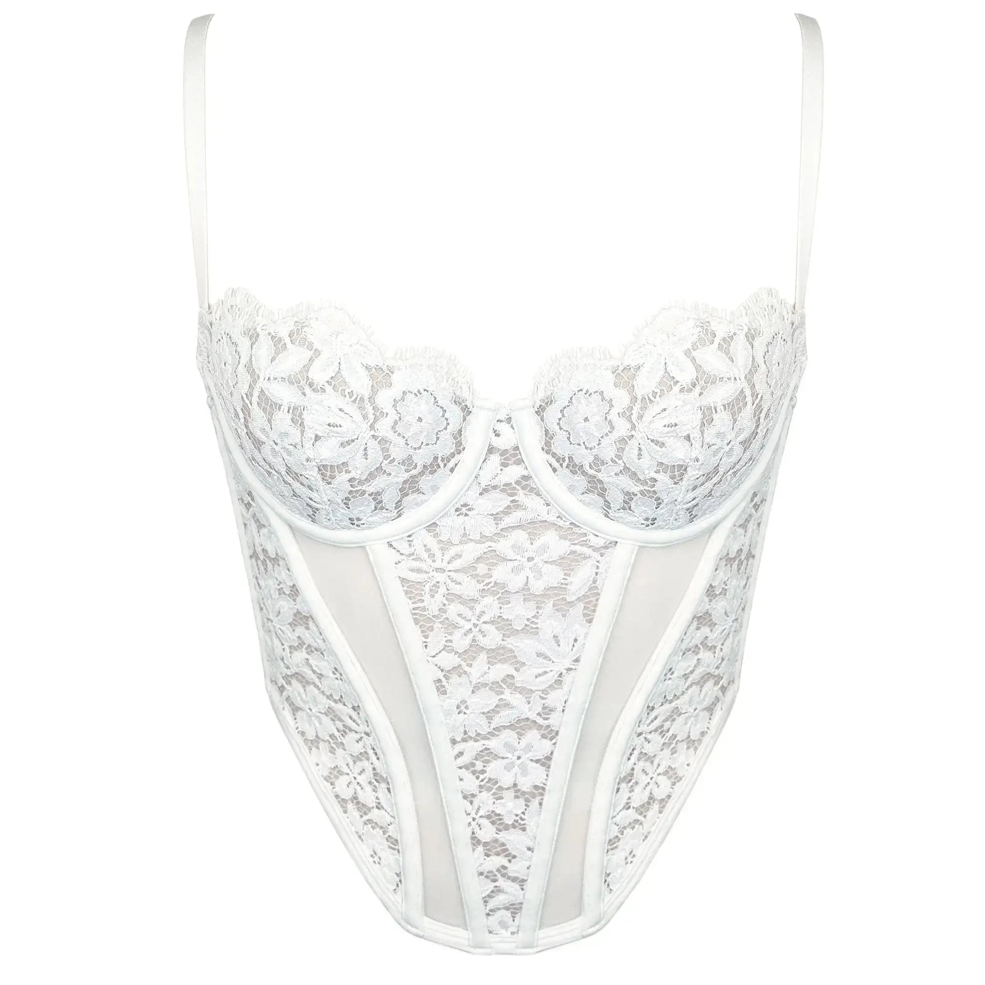 Frisson Corset Crystal Lingerie by Monique Morin Lingerie- The Nookie
