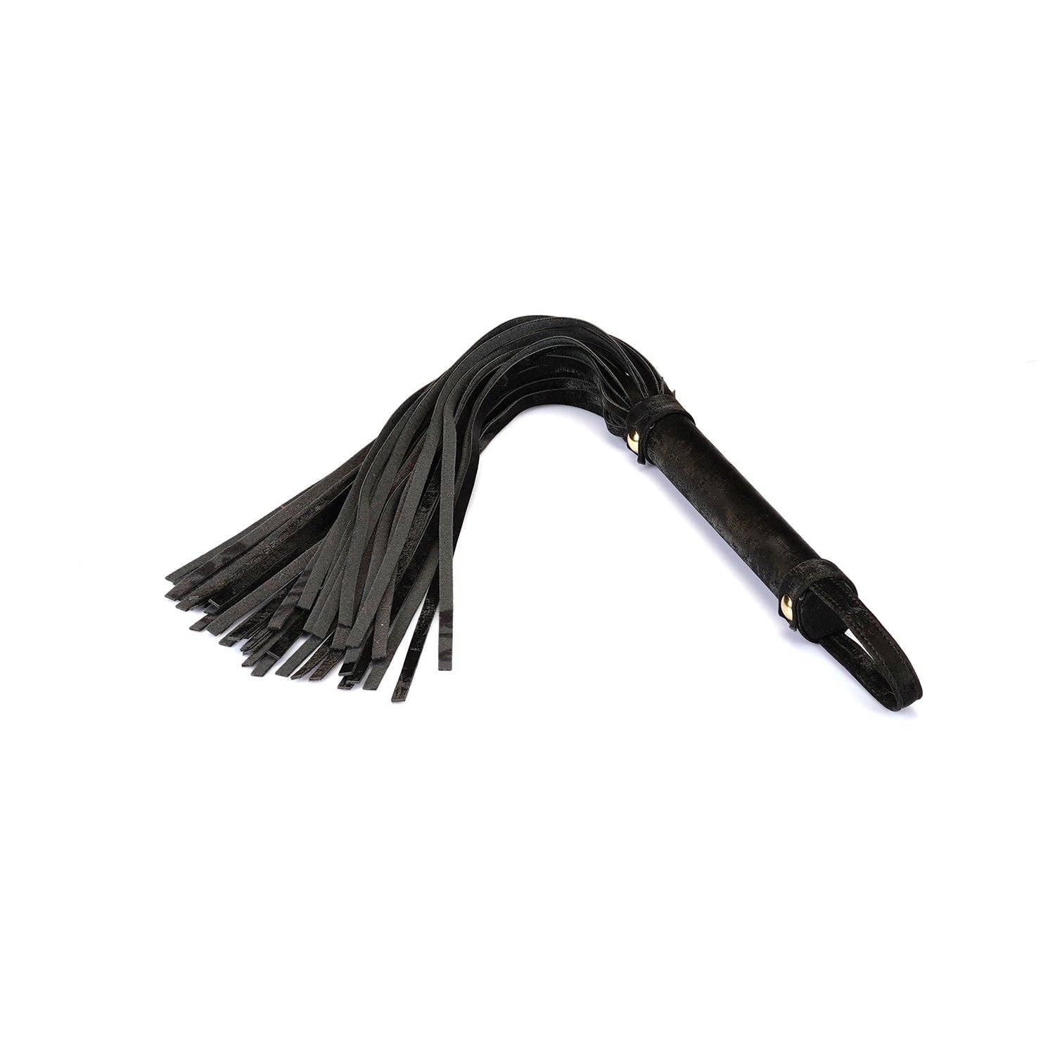 Boudoir Amor Black Vegan Flogger Kink by Liebe Seele- The Nookie