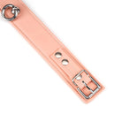 Dark Candy Pink Vegan Leather Collar with Leash Kink by Liebe Seele- The Nookie