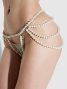 Pearl Draped Panty Lingerie by House of Desire- The Nookie