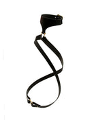 Whiplash Choker Cross Harness Black Lingerie by Elf Zhou- The Nookie