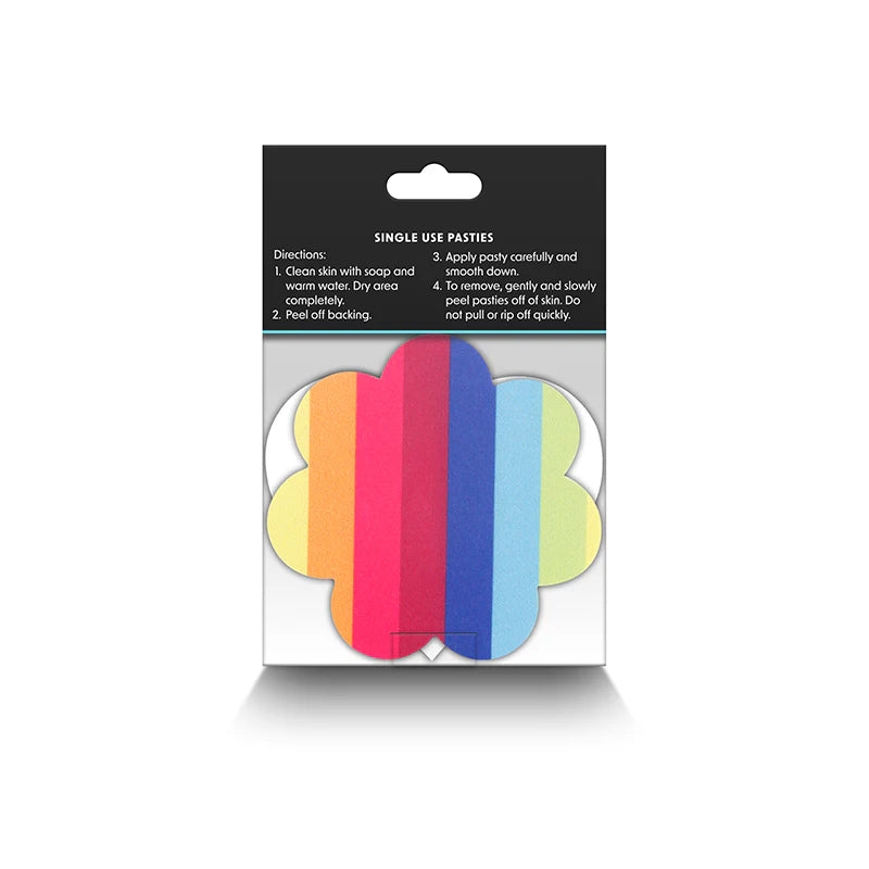 Pride Heart and Flower Pasties Lingerie by NS Novelties- The Nookie