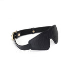 Demon's Kiss Black Leather Blindfold Kink by Liebe Seele- The Nookie
