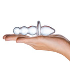Titus Beaded Butt Plug Dildo by Glas- The Nookie
