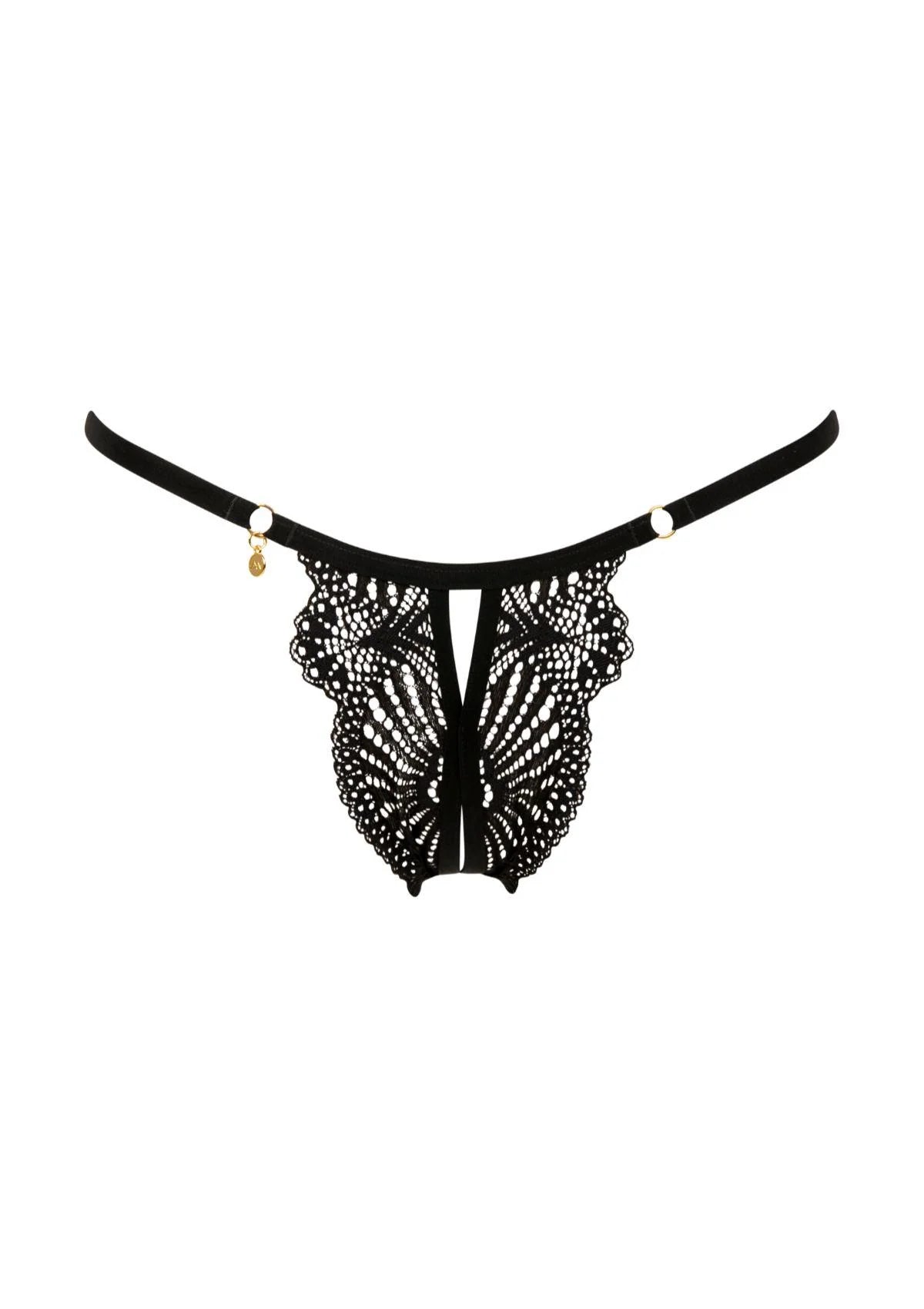 Enlace Me Open Thong Lingerie by Atelier Amour- The Nookie