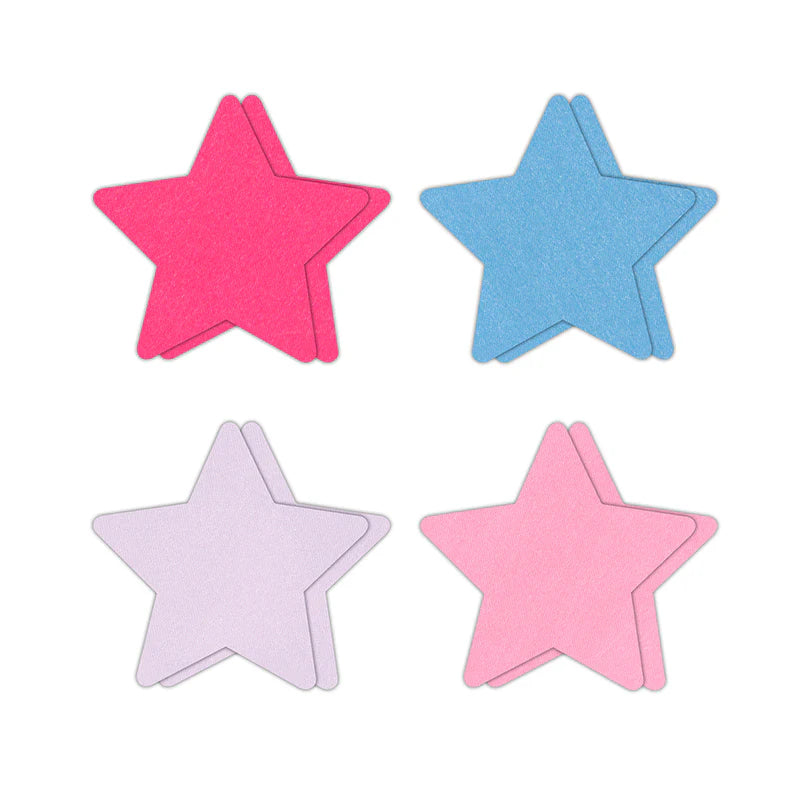 Pastel Star Pasties Lingerie by NS Novelties- The Nookie