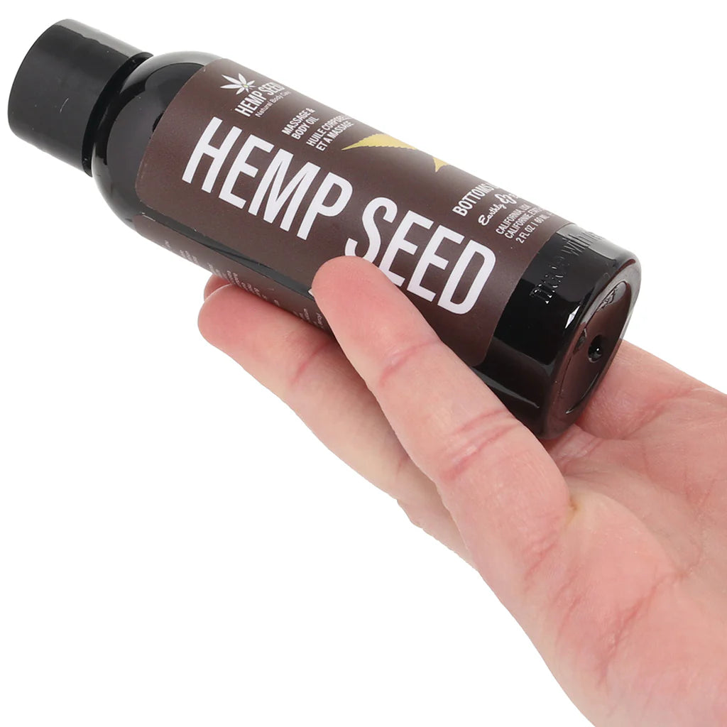 Hemp Seed Massage Oil Gift Set Massage by Earthly Body- The Nookie