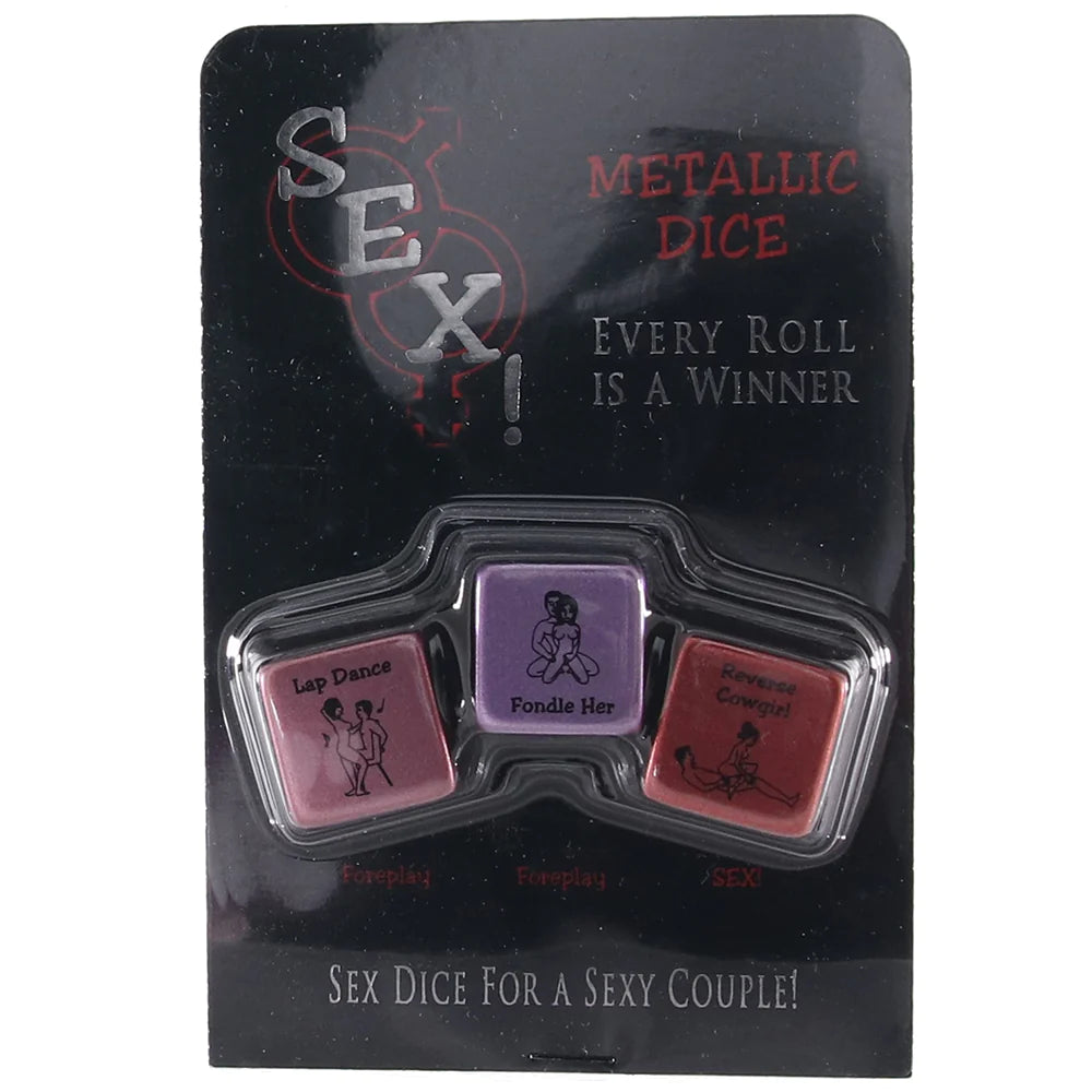 Sex! Metallic Dice Game Game by Kheper Games- The Nookie