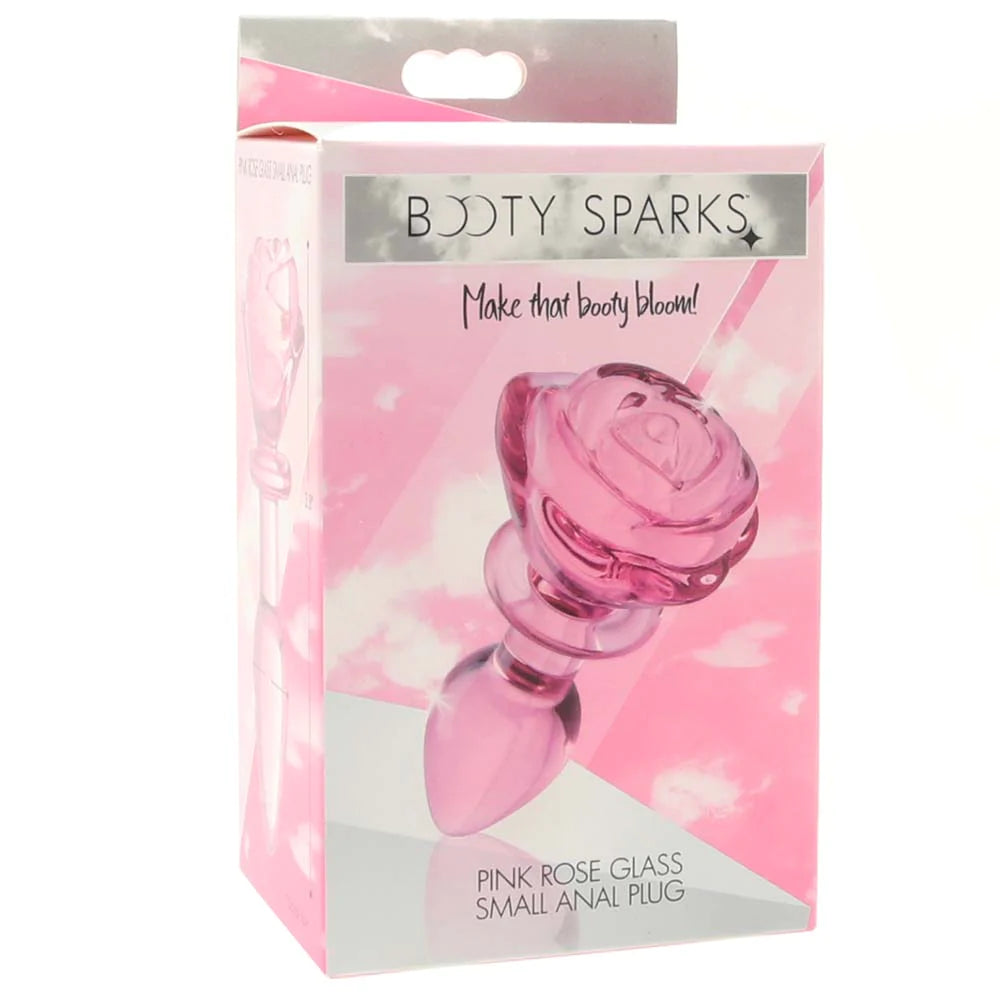 Booty Sparks Rose Glass Plug Dildo by Booty Sparks- The Nookie