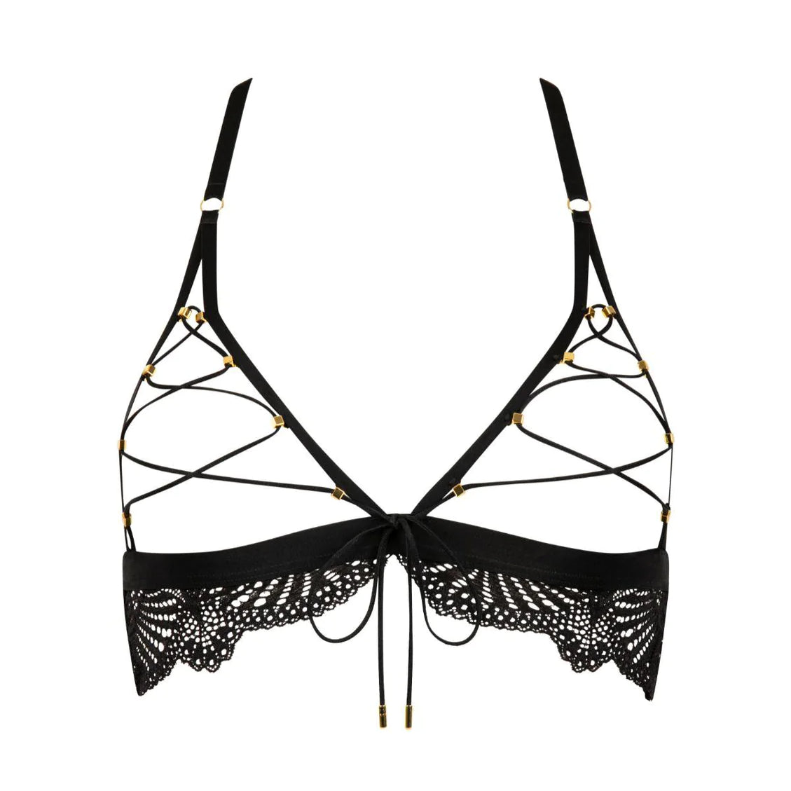 Enlace Me Open Triangle Bra Lingerie by Atelier Amour- The Nookie