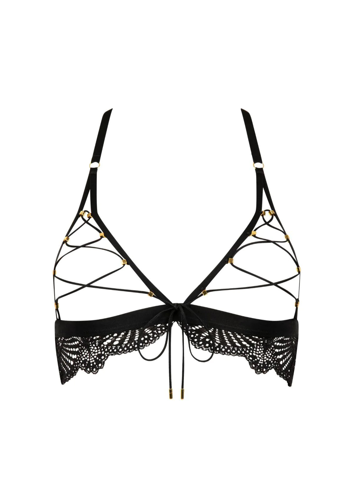 Enlace Me Open Triangle Bra Lingerie by Atelier Amour- The Nookie