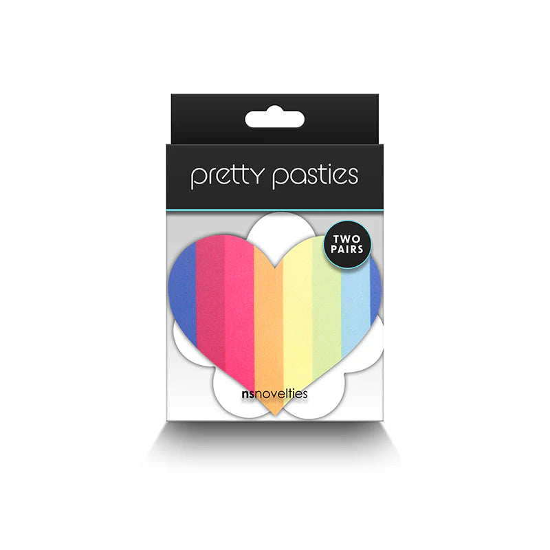 Pride Heart and Flower Pasties Lingerie by NS Novelties- The Nookie