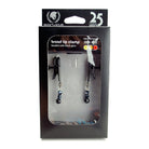 Broad Tip Clamp Beaded With Black Glass SPF-114 Kink by Spartacus- The Nookie