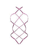 Bordeaux Shibari Playsuit Lingerie by Elf Zhou- The Nookie