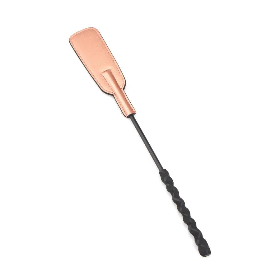 Rose Gold Memory Foam Short Leather Riding Crop Kink by Liebe Seele- The Nookie