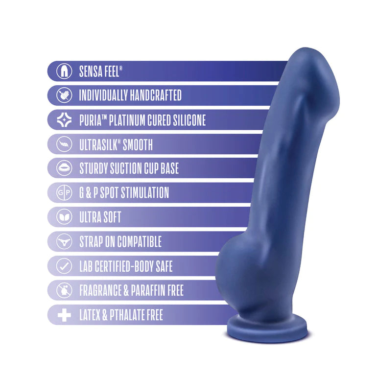 Avant D8 Ergo Indigo Dildo by Blush- The Nookie