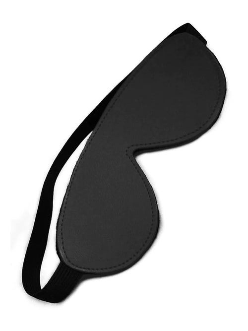 Black Padded Leather Blindfold Kink by Stockroom- The Nookie