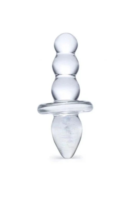 Titus Beaded Butt Plug Dildo by Glas- The Nookie