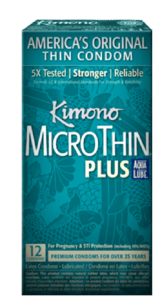 Microthin Aqua Lube Condoms Condom by Kimono- The Nookie