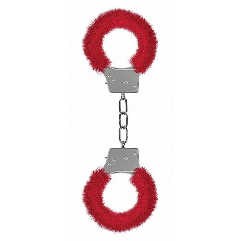 Beginner's Furry Red Handcuffs Kink by Shots Toys- The Nookie