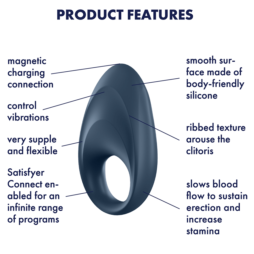 Mighty One Ring with App Cock Ring by Satisfyer- The Nookie