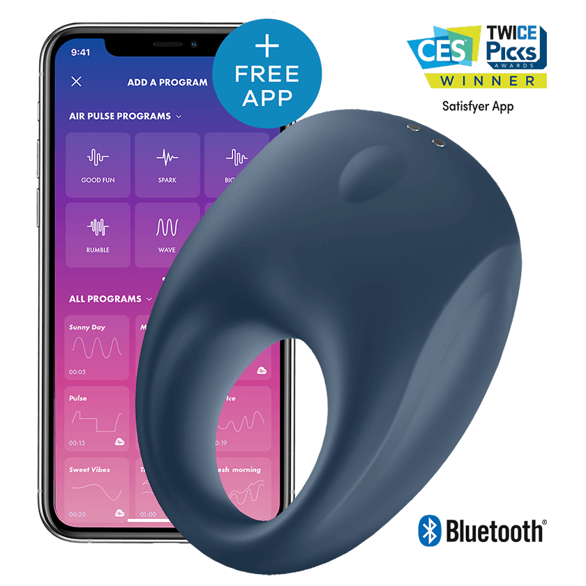 Strong One Ring with App Cock Ring by Satisfyer- The Nookie