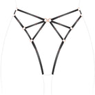 Frisson Harness Panty Black Lingerie by Monique Morin Lingerie- The Nookie