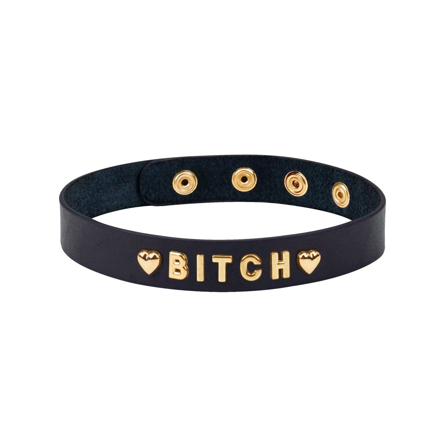 Gold BITCH Choker Kink by Liebe Seele- The Nookie