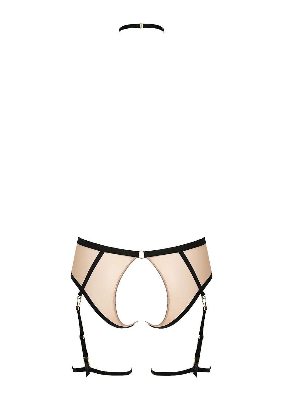 Insoutenable Légèreté Open Brief in Skin Lingerie by Atelier Amour- The Nookie
