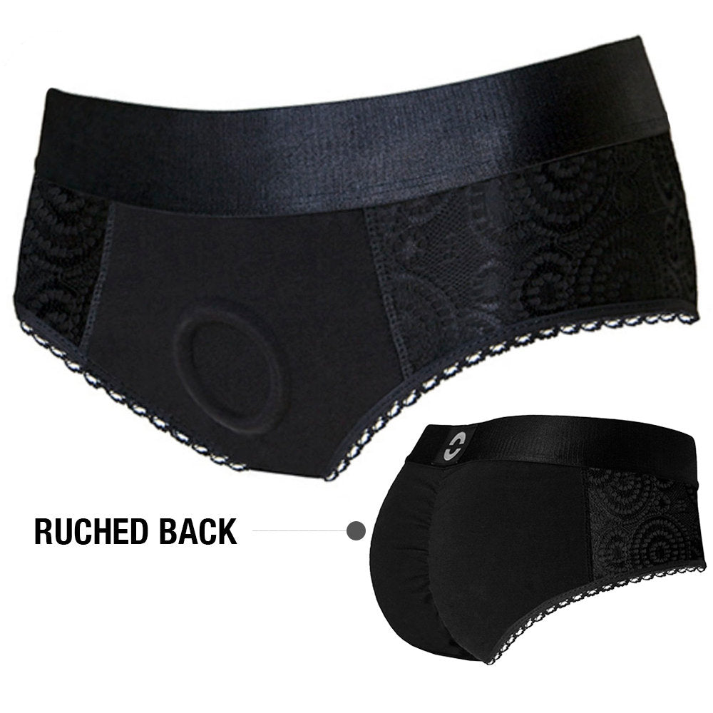 Ruched Back Panty Harness Harness by RodeoH- The Nookie