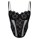 Frisson Corset Black Lingerie by Monique Morin Lingerie- The Nookie