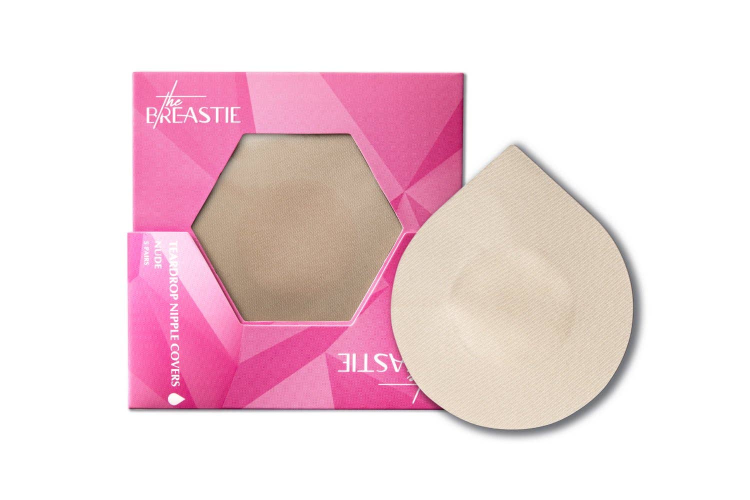 Teardrop Nipple Cover in Nude Lingerie by The Breastie- The Nookie