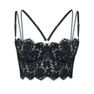 Frisson Bustier Black Lingerie by Monique Morin Lingerie- The Nookie