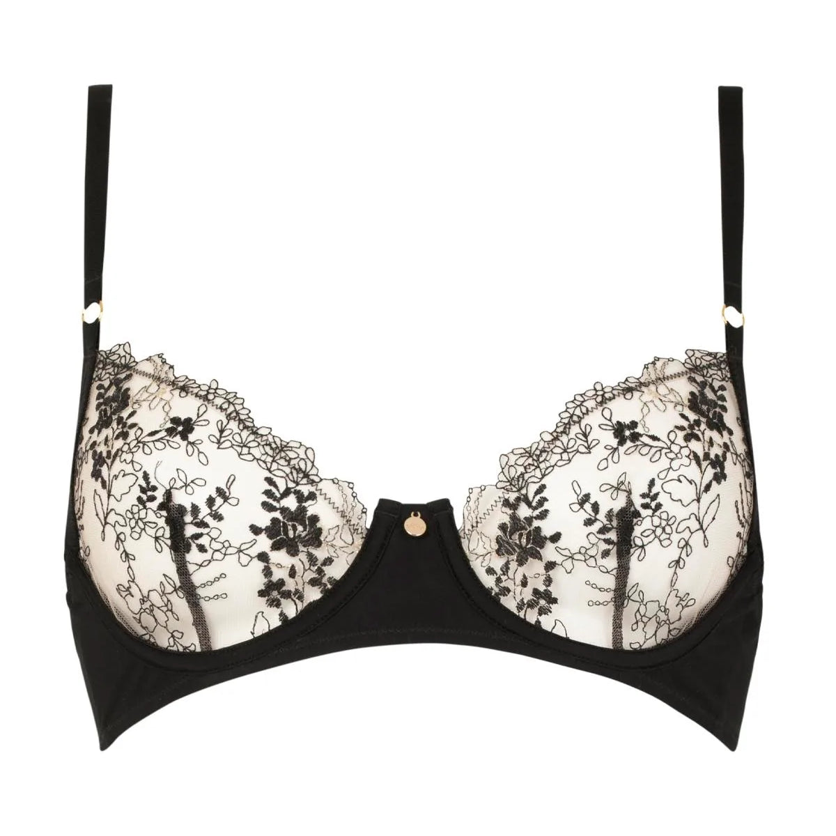 Après Minuit Half Cup Bra Lingerie by Atelier Amour- The Nookie