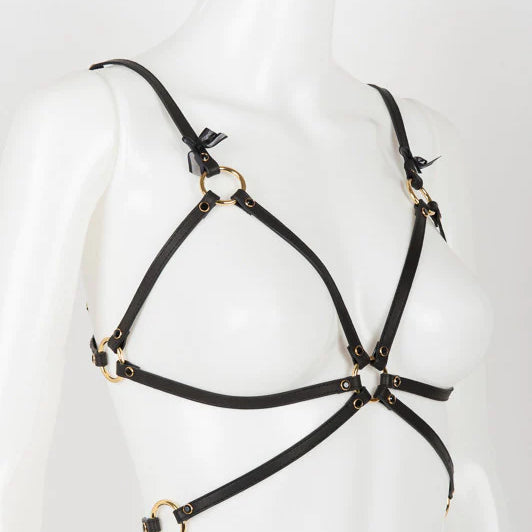 Onyx Harness Lingerie by Fräulein Kink- The Nookie