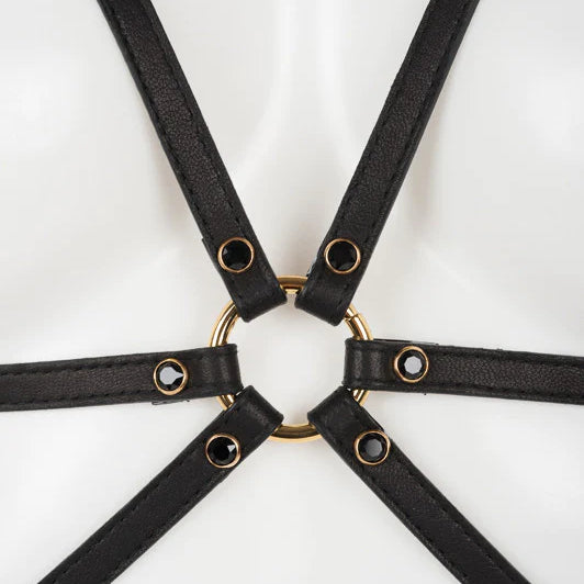Onyx Harness Lingerie by Fräulein Kink- The Nookie
