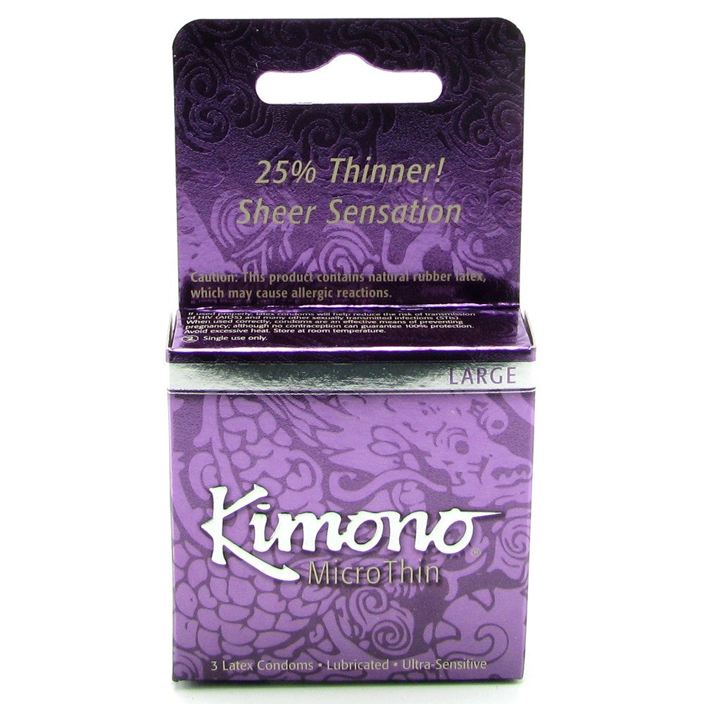 Microthin Large Condom by Kimono- The Nookie