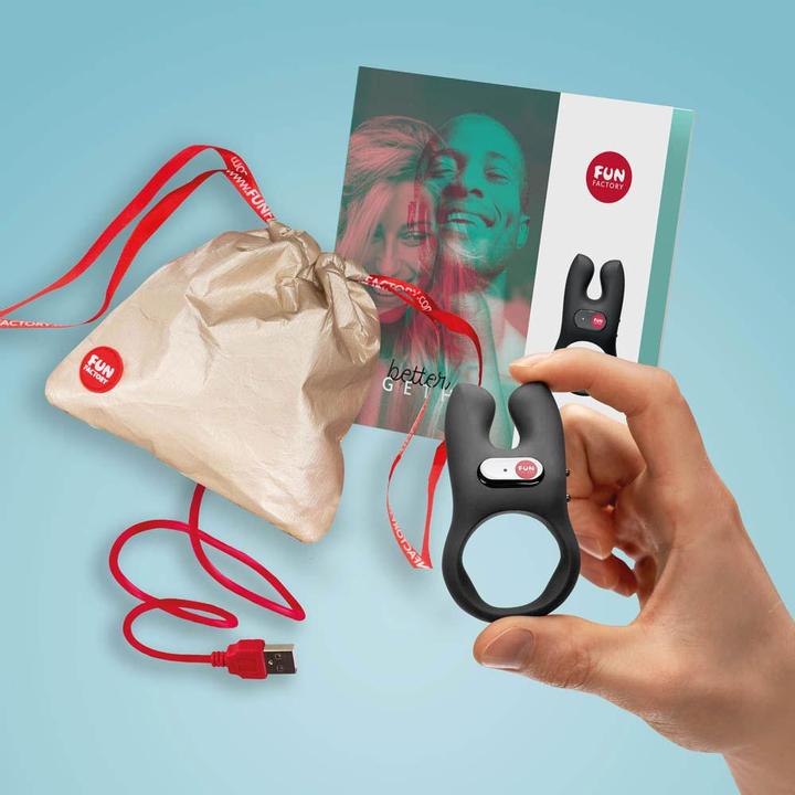 NŌS Vibrating Cock Ring Cock Ring by Fun Factory- The Nookie