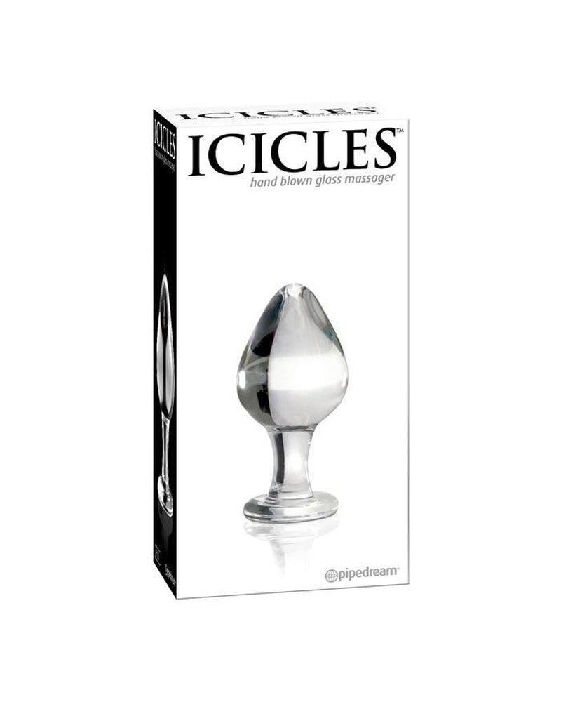 Icicles No. 25 Glass Plug Dildo by Pipedream- The Nookie