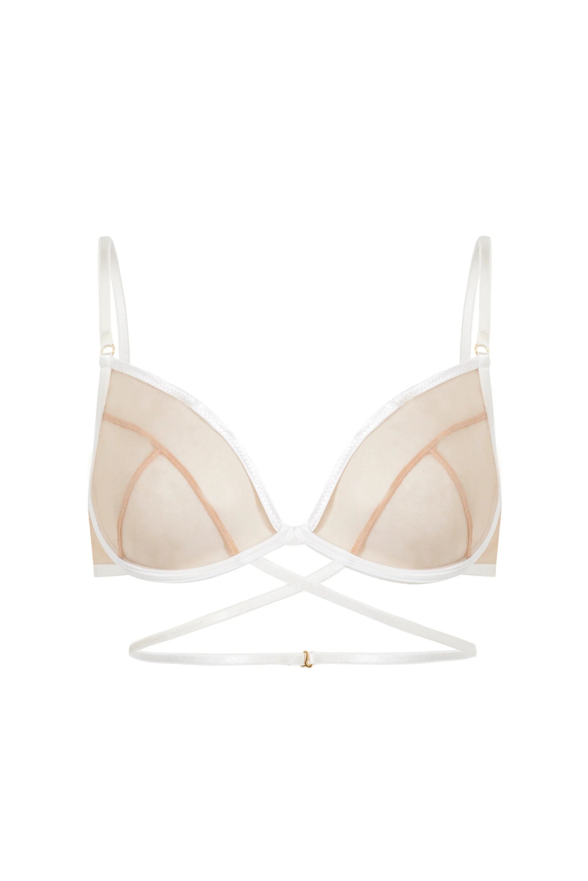 Apologise Ecru Bra Lingerie by Perilla- The Nookie