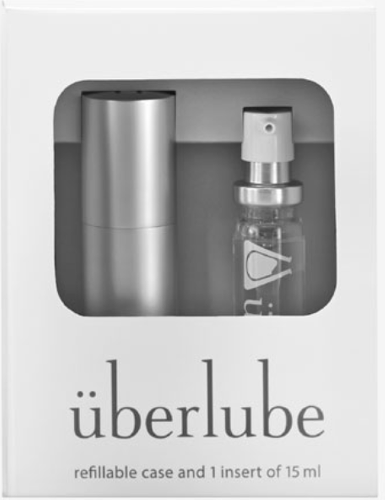 Travel Pack: Refillable Case & 15ml insert Überlube Lube by Überlube- The Nookie