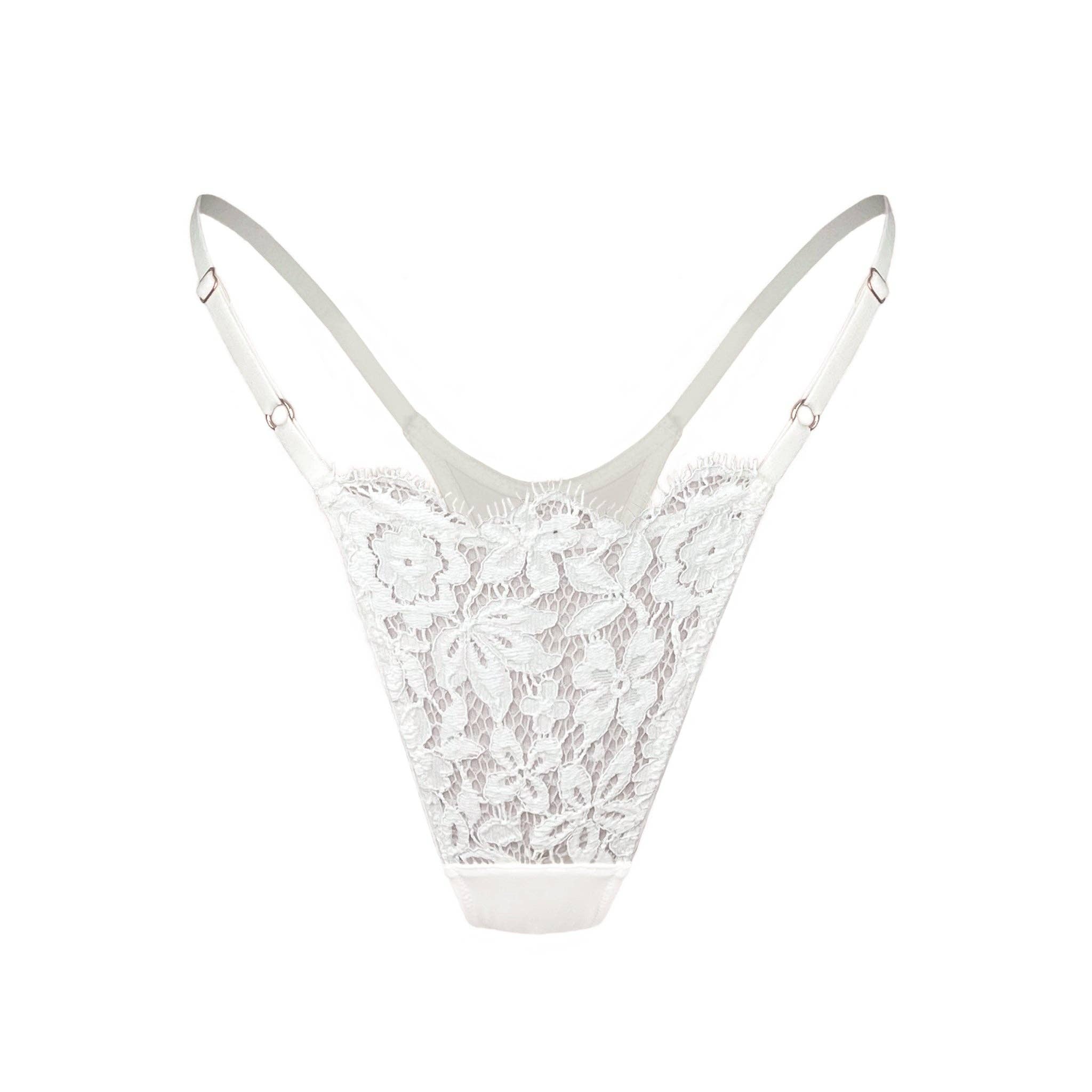 Frisson Micro-G Thong Crystal Lingerie by Monique Morin Lingerie- The Nookie