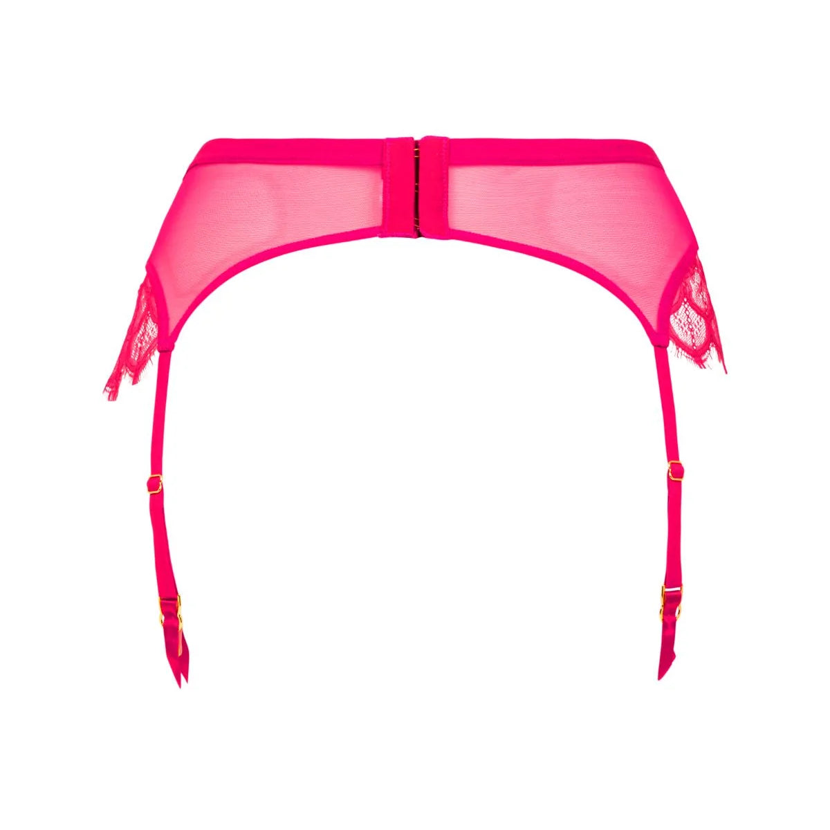 Mystic Shadow Suspender Belt in Raspberry Lingerie by Atelier Amour- The Nookie