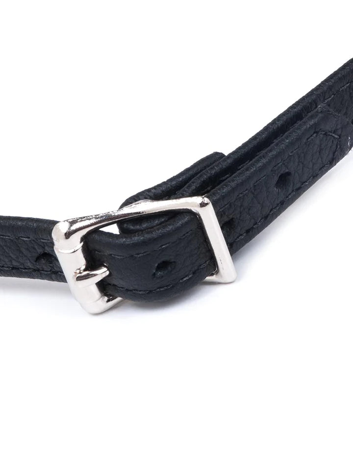Silicone Ball Gag with Leather Strap Kink by Stockroom- The Nookie